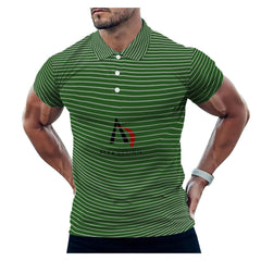 Button Polo Shirts for Men Slim Fit