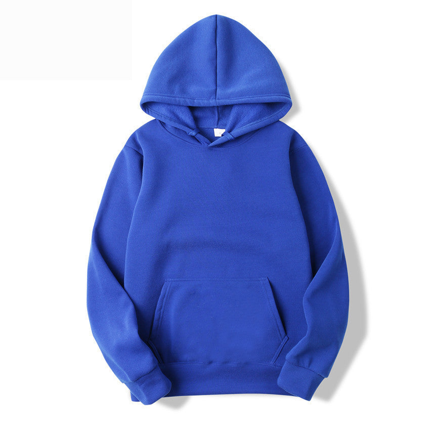 Mens And Womens Hooded Long-Sleeve Pocket Pullover Sweater To Map Customization