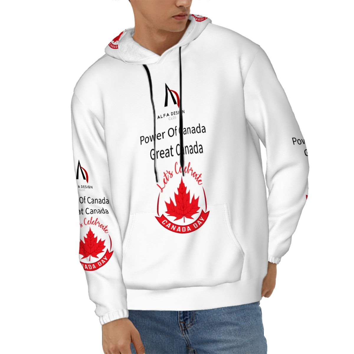 Mens Hoodie with Pockets Customized Services ALFA    3335 A;LFA   3334