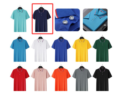 Collar Quick Drying Pure Cotton Workwear Polo Shirt