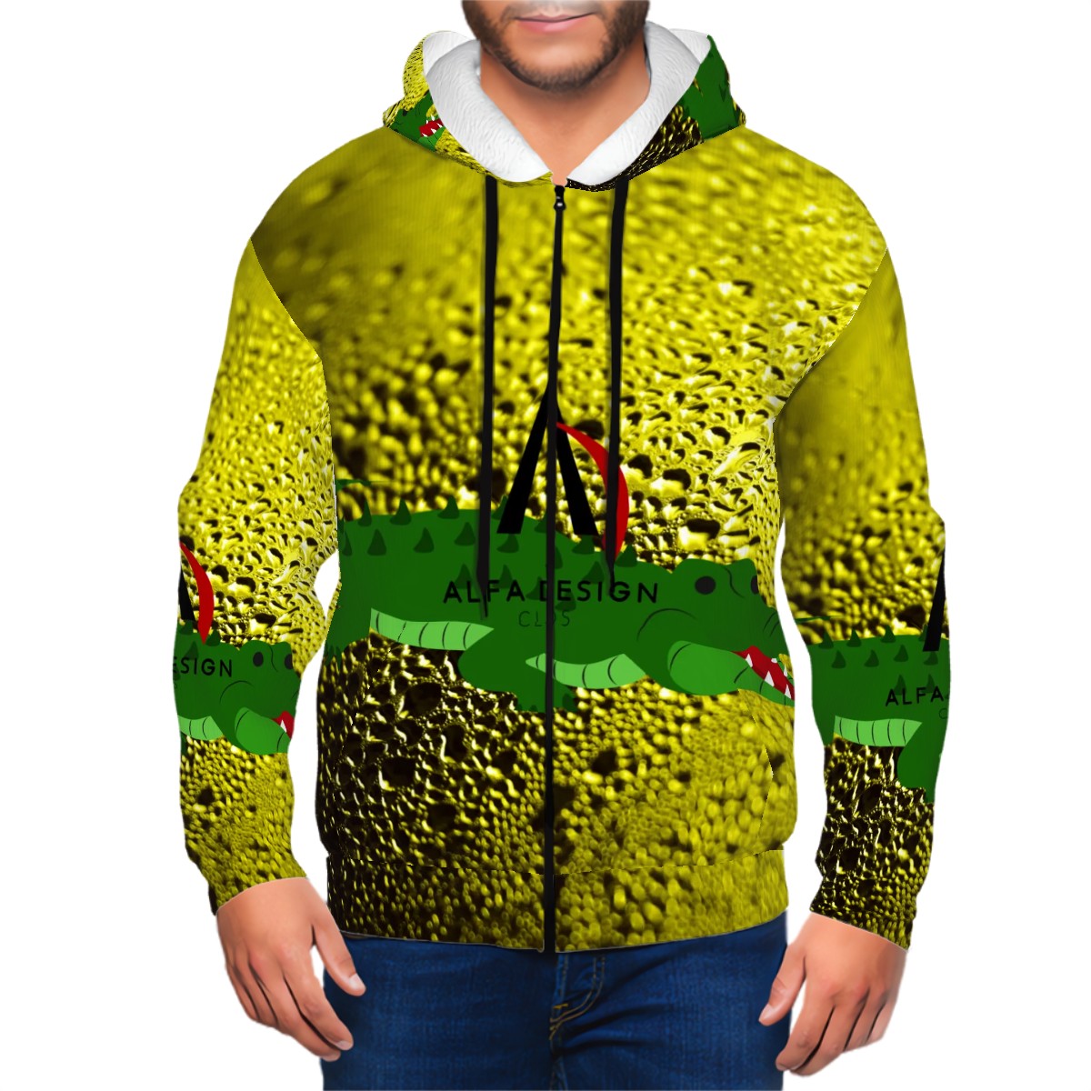 Men's Zip-Up Hoodie