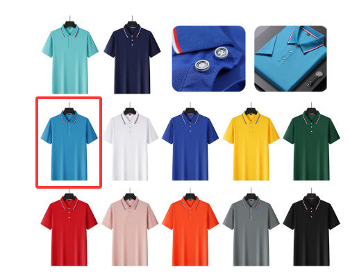 Collar Quick Drying Pure Cotton Workwear Polo Shirt