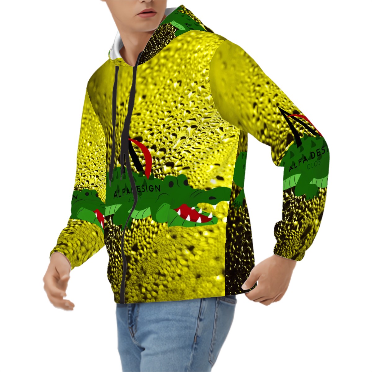 Men's Zip-Up Hoodie